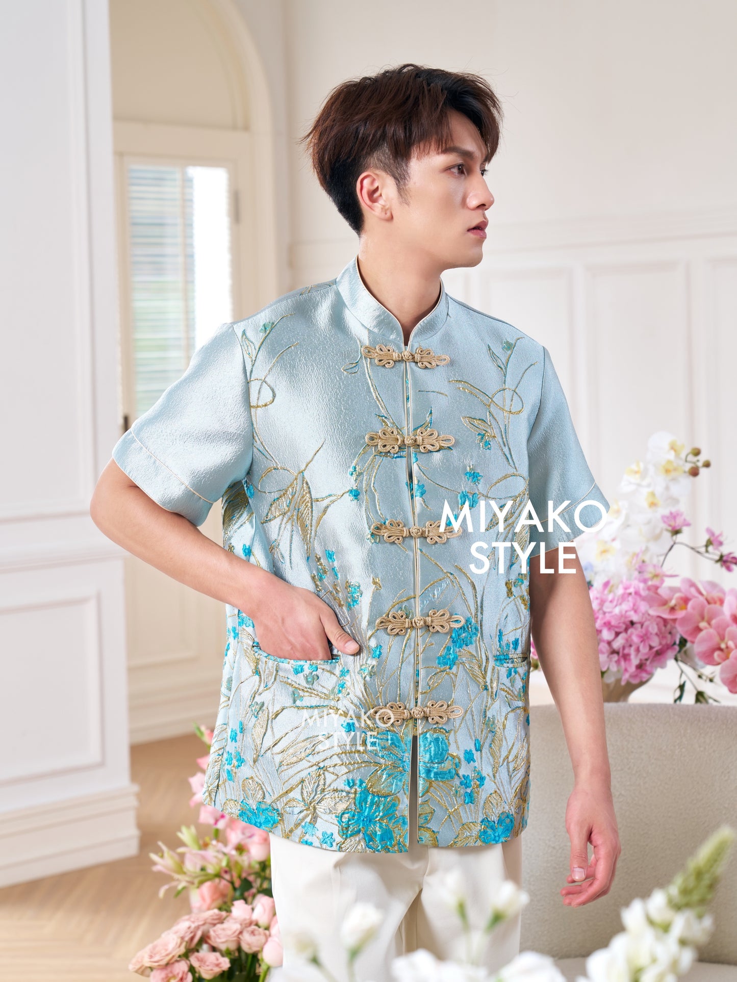 【一枝独秀】Unique Premium Cheongsam Men Suit 男唐装