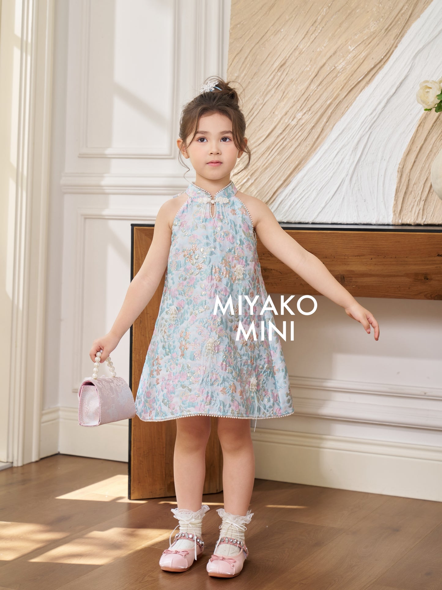 【情有独钟】Love Premium Girl Dress in Tiffany Blue 蒂芙尼小女孩连身裙