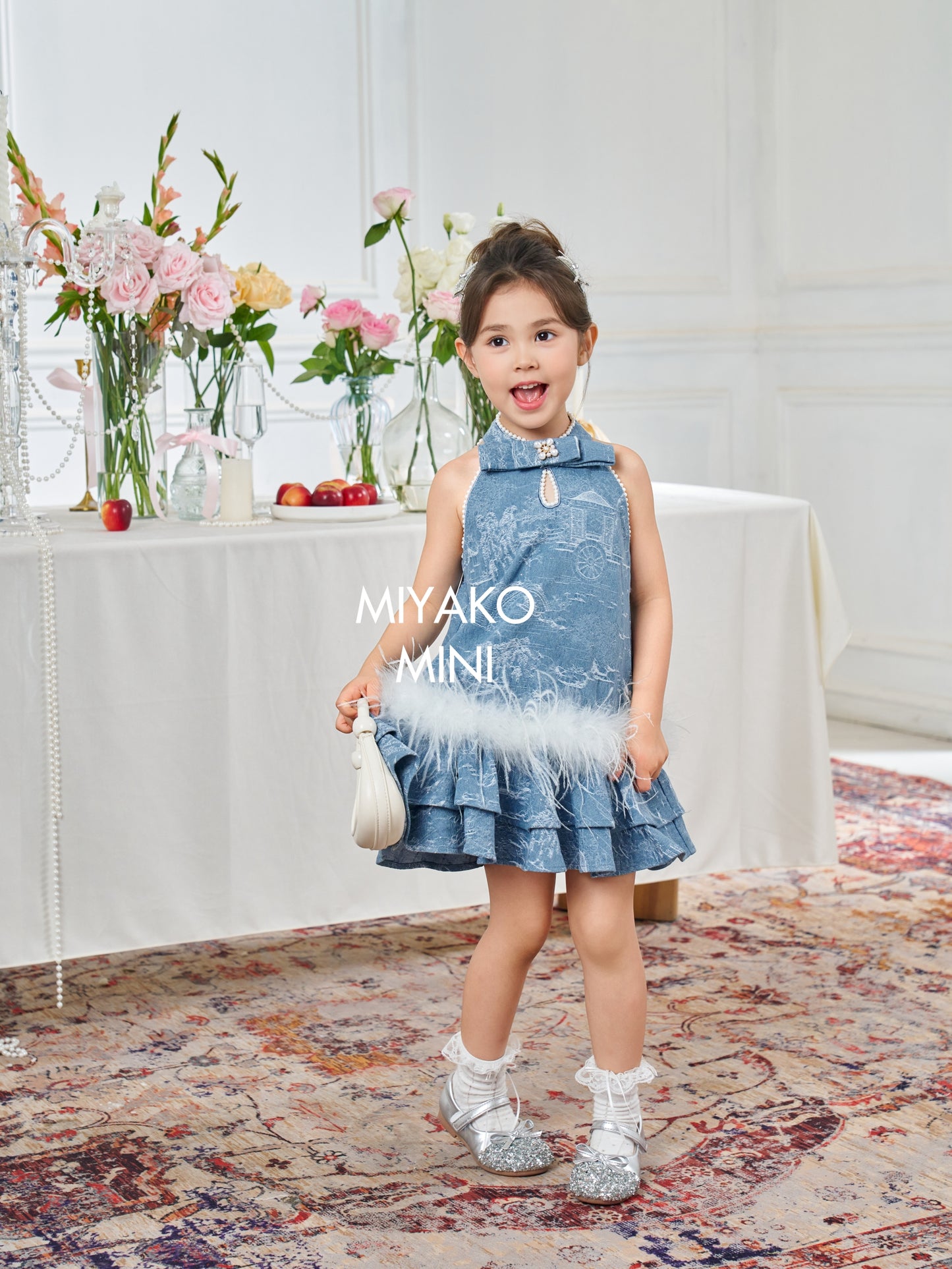 【星光牛仔】Blink Denim Premium Girl dress 小女孩连身裙