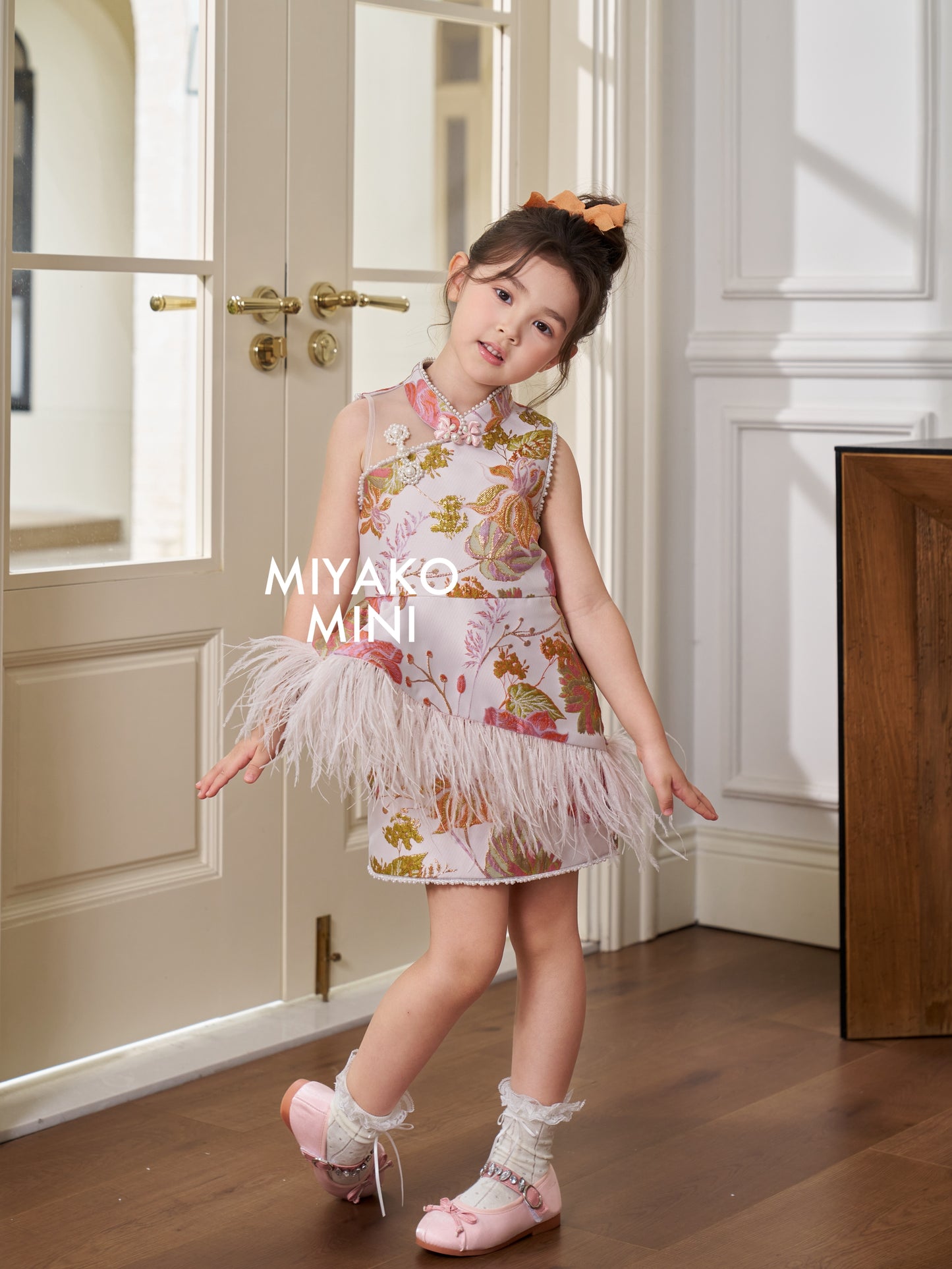 【名门望族】Noble Premium Girl Dress in Floral 百花齐放小女孩连身裙