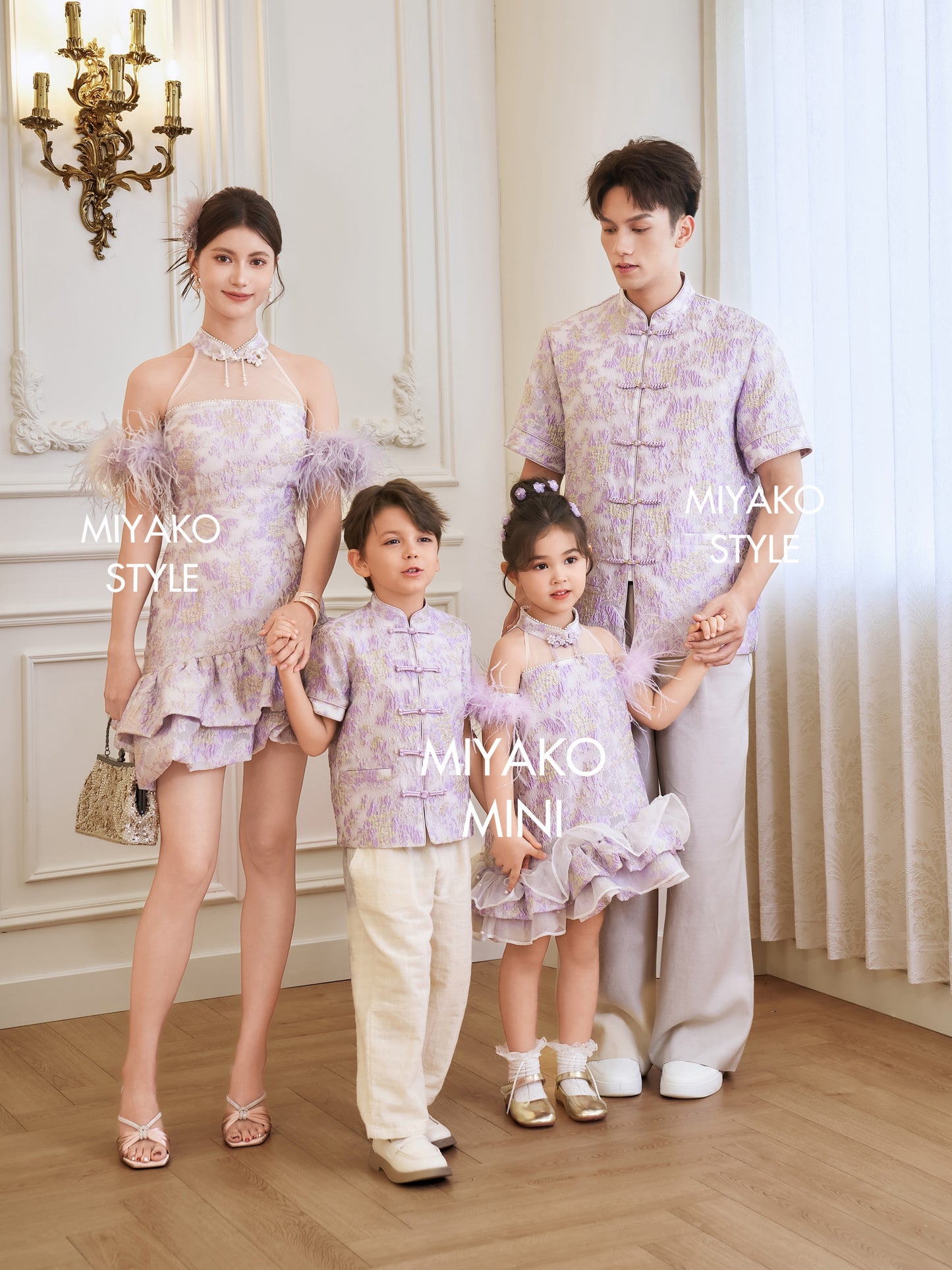 【紫属于你】Only You Premium Men Suit Cheongsam in Purple 男唐装