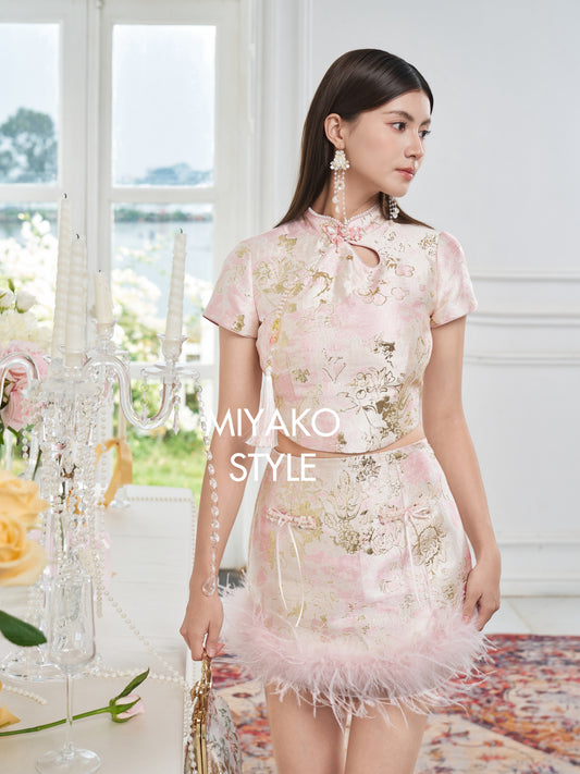 【国色天香】Charming Premium Fur Mini Skirt 女装短裙