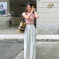 Premium Casual Pant in White 白色西装长裤