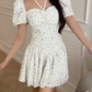 Rosie Floral Bubble Sleeve Dress