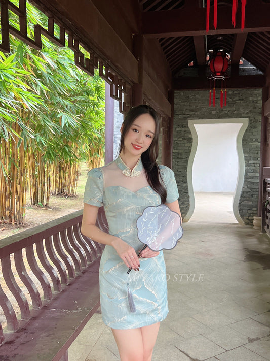 (DEFECT)【金枝玉葉】 Yu Ye Slim Fit Women Cheongsam Dress 修身款式