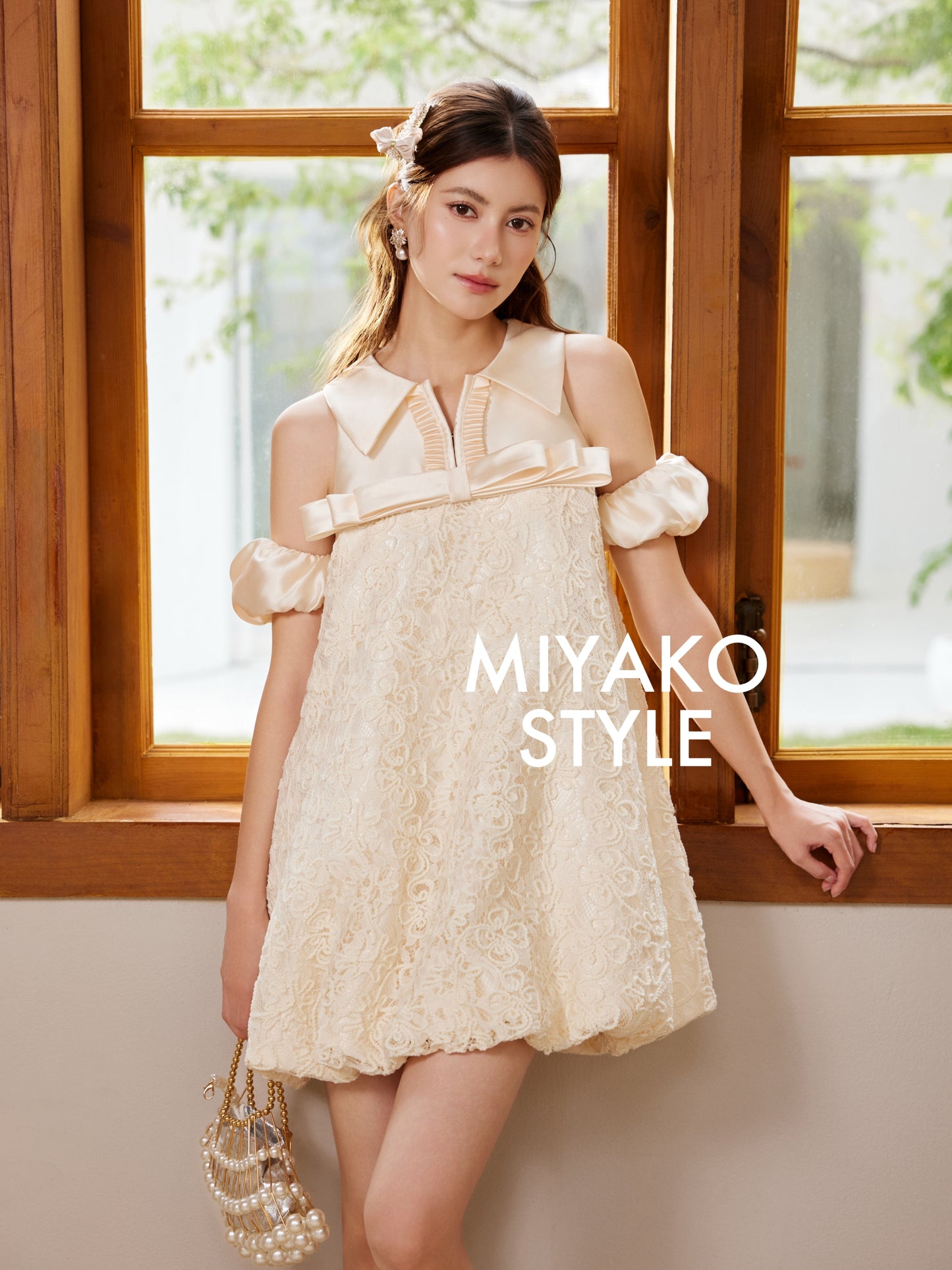 【情意绵绵】Romantic Premium Detachable Sleeve Bubble Dress 女装连身裙