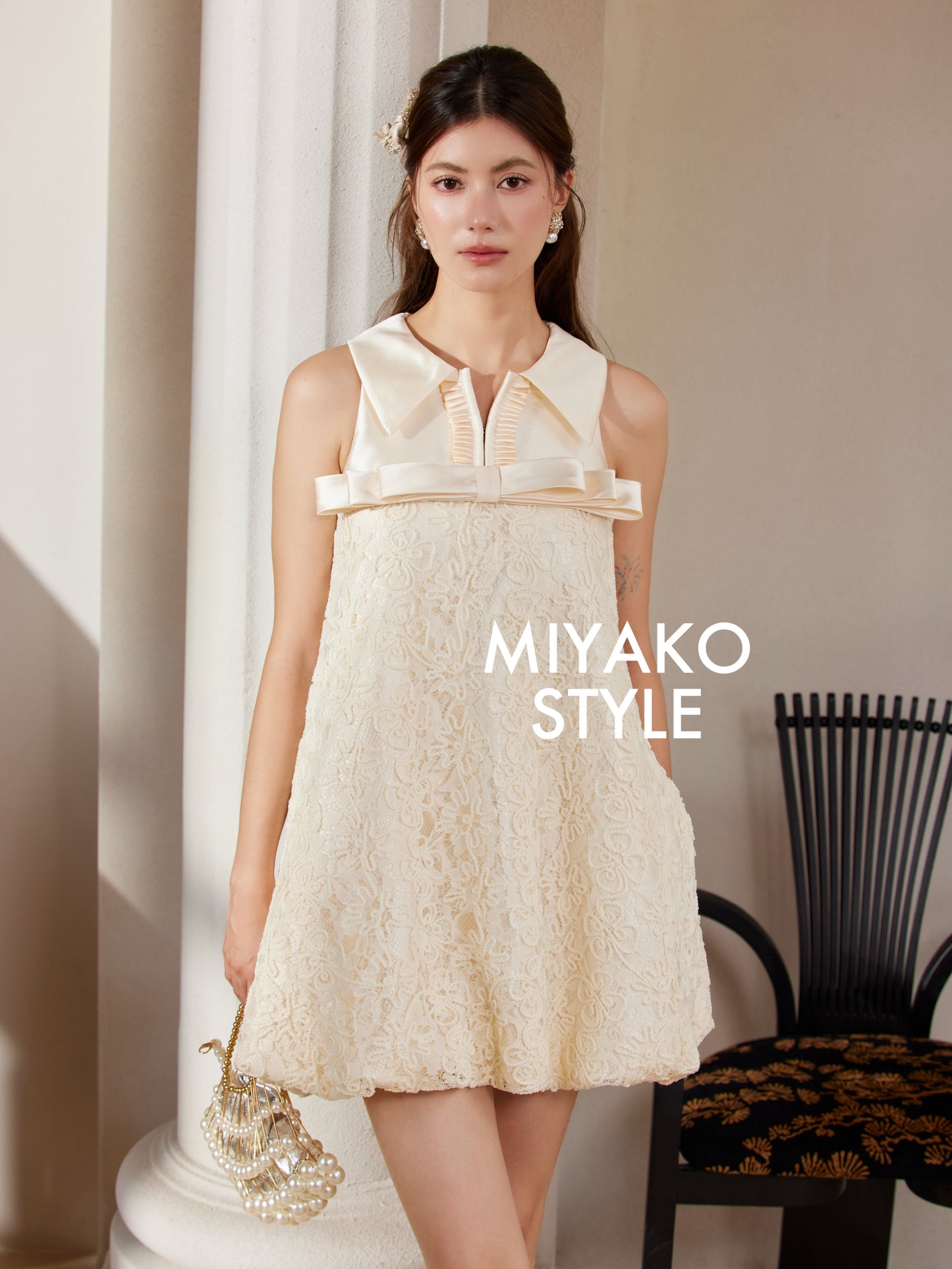 【情意绵绵】Romantic Premium Detachable Sleeve Bubble Dress 女装连身裙