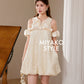 【情意绵绵】Romantic Premium Detachable Sleeve Bubble Dress 女装连身裙