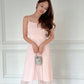 Grace Pleated Cami Dress in Lightpink