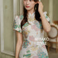 【百花齐放】Blossom Slim fit short sleeve Cheongsam Dress短袖女装连身裙