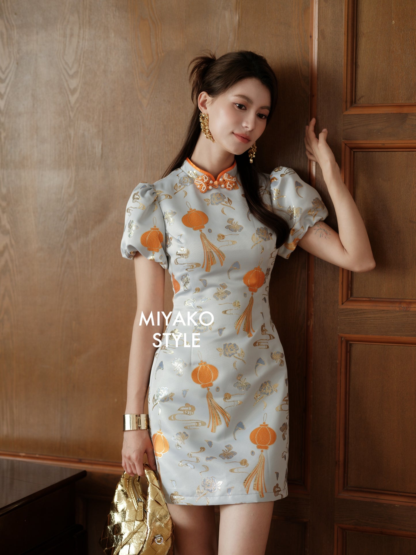 【柿柿如意】Lantern Cheongsam Dress 女装连身裙