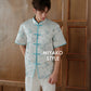 【冰清玉洁】Jade Cheongsam Men Suit in Blue 蓝色男唐装