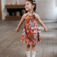 Batik Girl Dress in Red