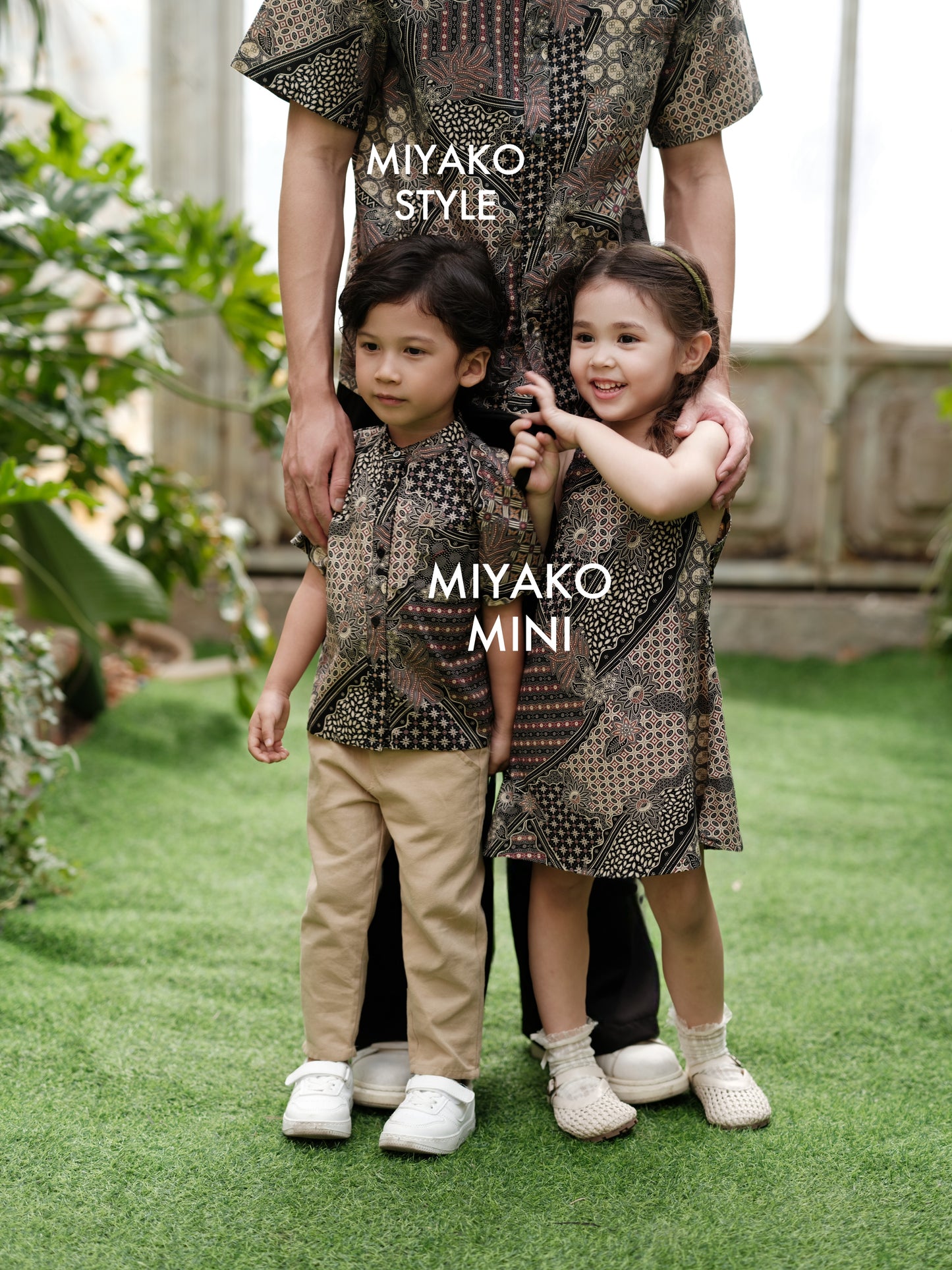 Batik Boy Suit in Cocoa