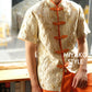 【金玉满堂】Gold Cheongsam Men Suit 男唐装