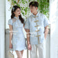 【一见倾心】Stella Cheongsam Men Suit in Blue 蓝色男唐装