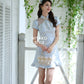 【一见倾心】Stella Cheongsam Dress in Blue 蓝色女装连身裙