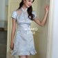 【一见倾心】Stella Cheongsam Dress in Blue 蓝色女装连身裙