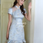 【一见倾心】Stella Cheongsam Dress in Blue 蓝色女装连身裙