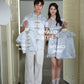 【一见倾心】Stella Cheongsam Boy Suit in Blue 蓝色小男孩唐装