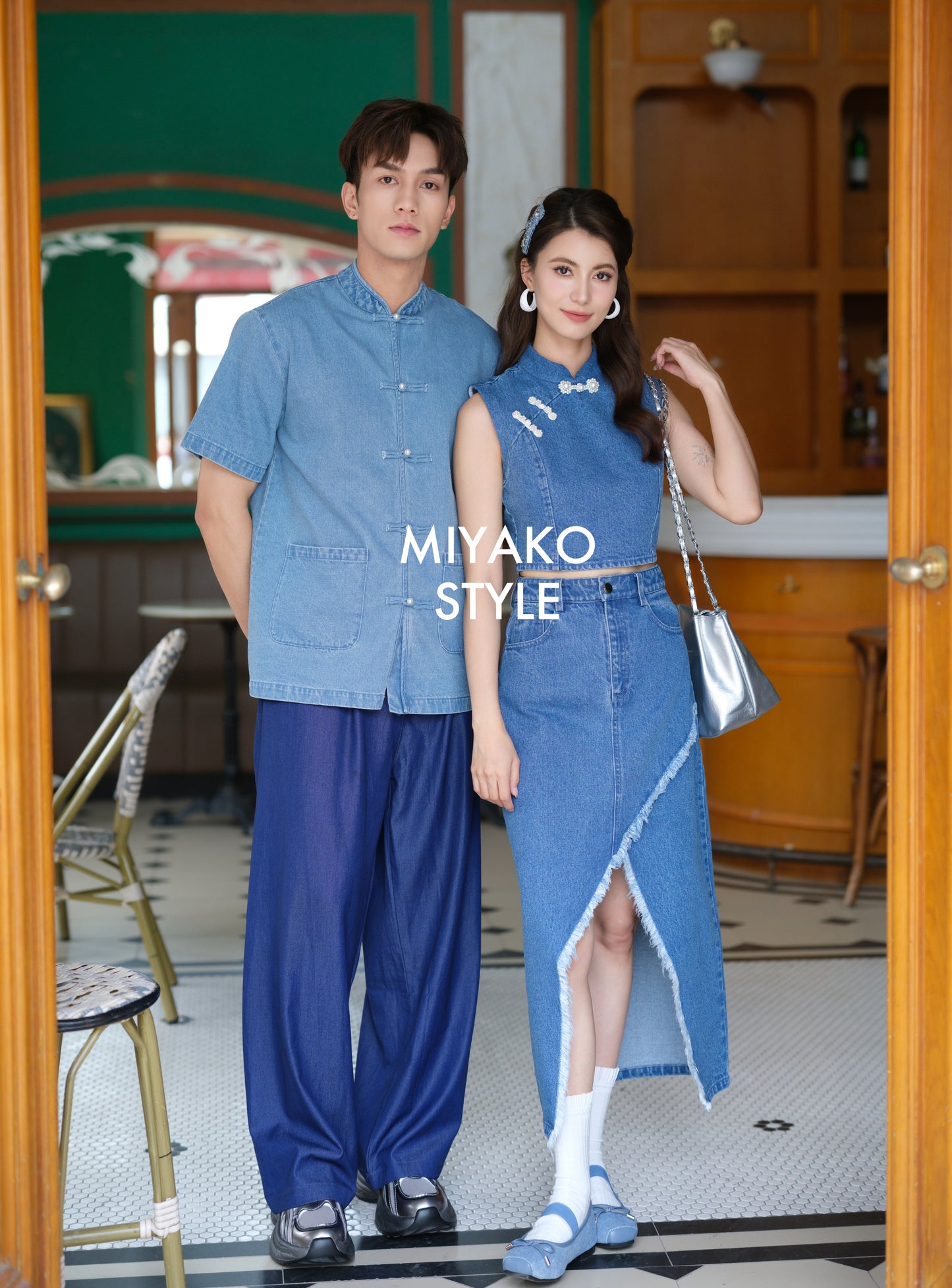 【牛仔很忙】Denim Long Skirt 半身长裙ONLY