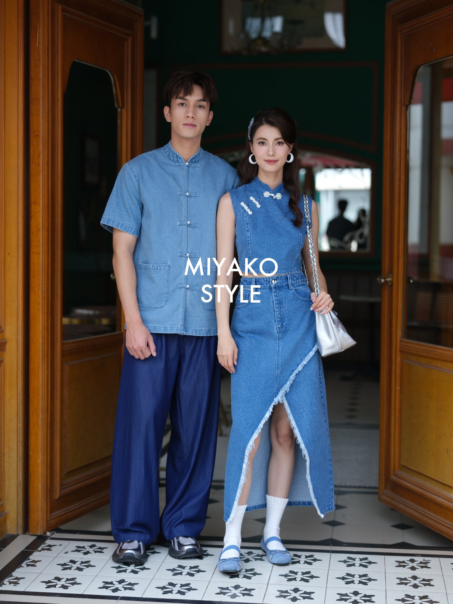 【牛仔很忙】Denim Long Skirt 半身长裙ONLY