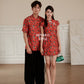 【巴迪】Vintage Batik Cheongsam Dress with Pearl 女装连身裙