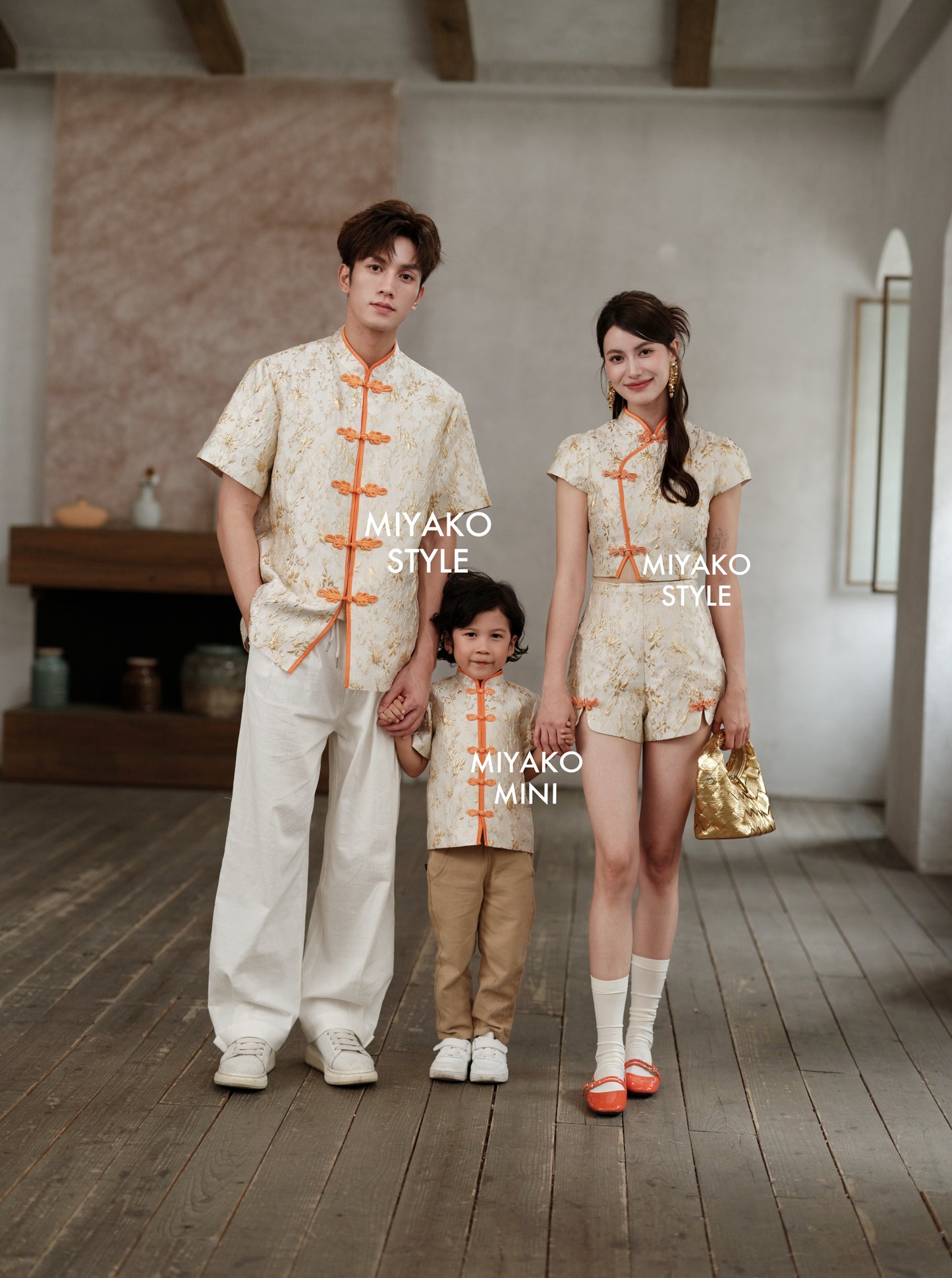 【金玉满堂】Gold Cheongsam Men Suit 男唐装