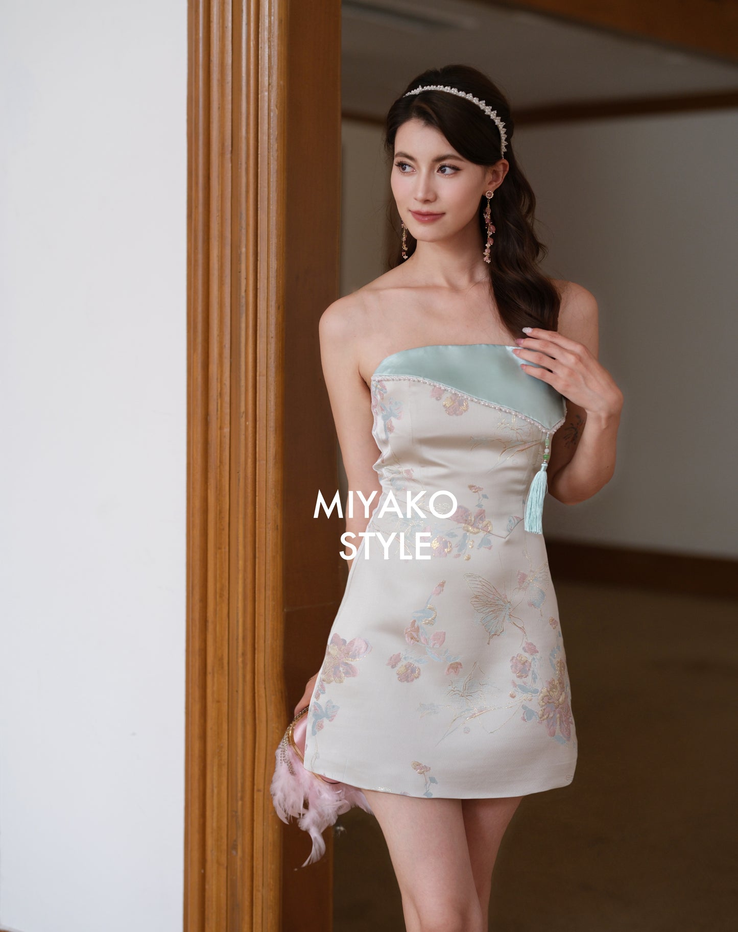 【福来运转】CNY Cheongsam Dress in Ivory 女装连身裙