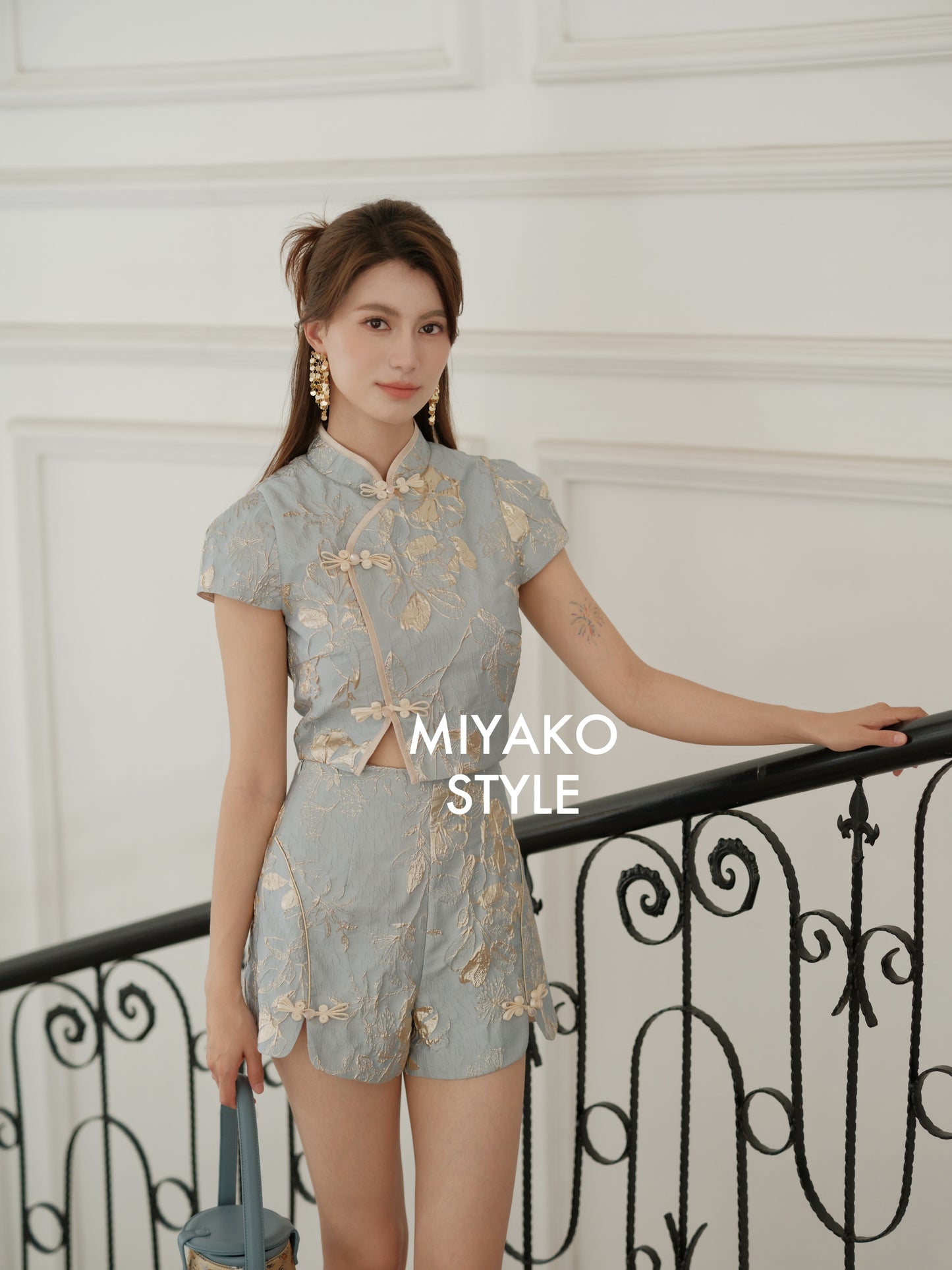 【花开富贵】Rich Cheongsam Short (短裤ONLY)