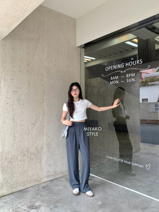 Premium Casual Pant in Grey 灰色西装长裤