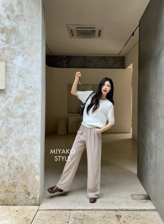 Premium Casual Pant in Khaki 卡其色西装长裤