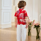 【福来运转】CNY Cheongsam Boy Suit in Red 小男孩唐装