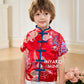 【福来运转】CNY Cheongsam Boy Suit in Red 小男孩唐装