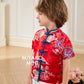 【福来运转】CNY Cheongsam Boy Suit in Red 小男孩唐装