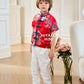 【福来运转】CNY Cheongsam Boy Suit in Red 小男孩唐装