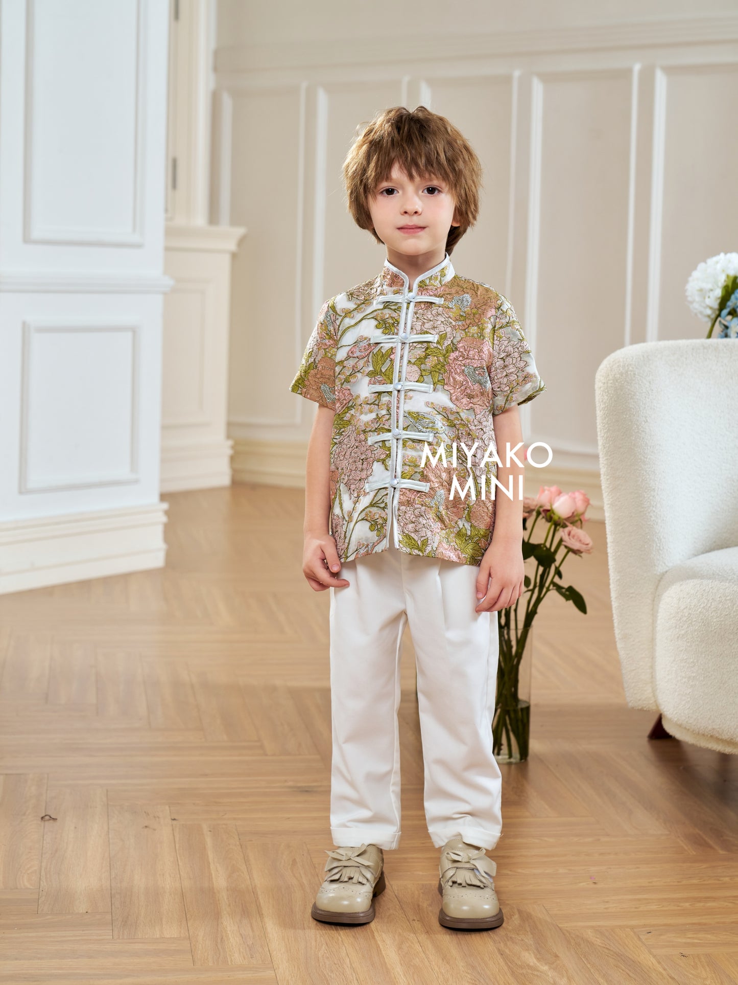 【绿野仙踪】Designer's Boy Suit in Green 小男孩唐装