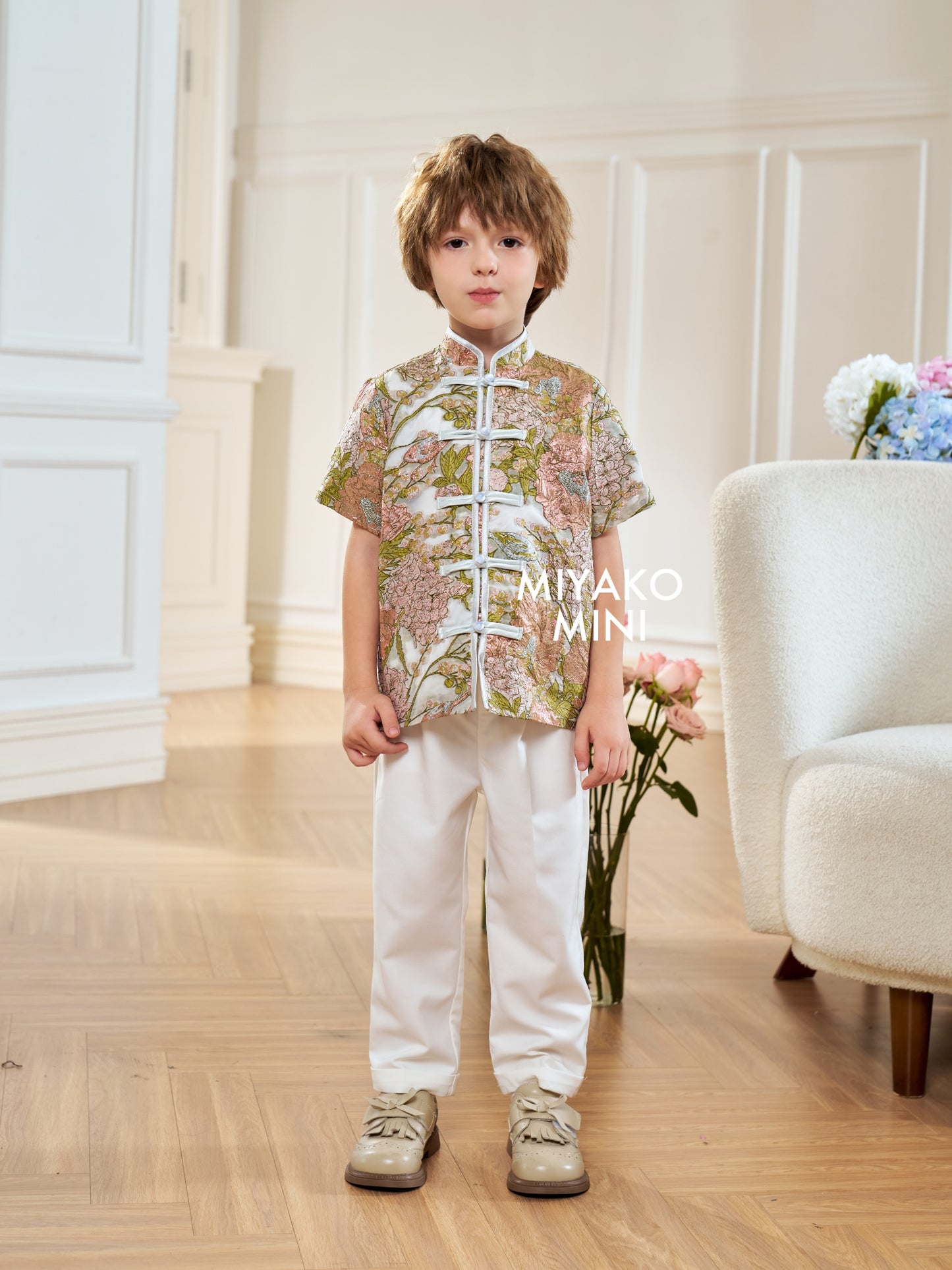 【绿野仙踪】Designer's Boy Suit in Green 小男孩唐装