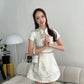 【鎏金竹叶】JIN Premium Cheongsam Skirt in Ivory (金杏色半身裙 SKIRT ONLY)