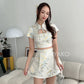 【鎏金竹叶】JIN Premium Cheongsam Skirt in Ivory (金杏色半身裙 SKIRT ONLY)