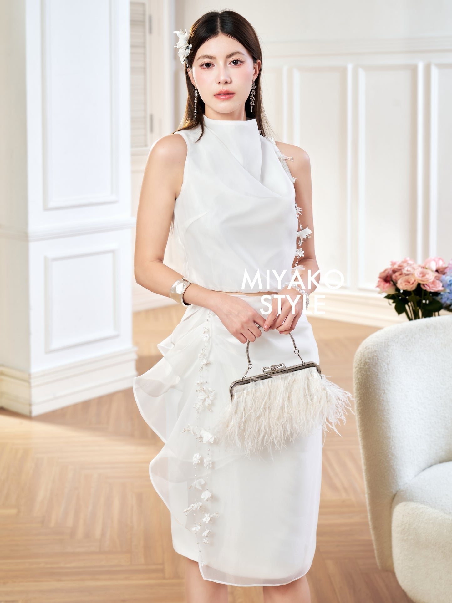 Petal Veil Skirt