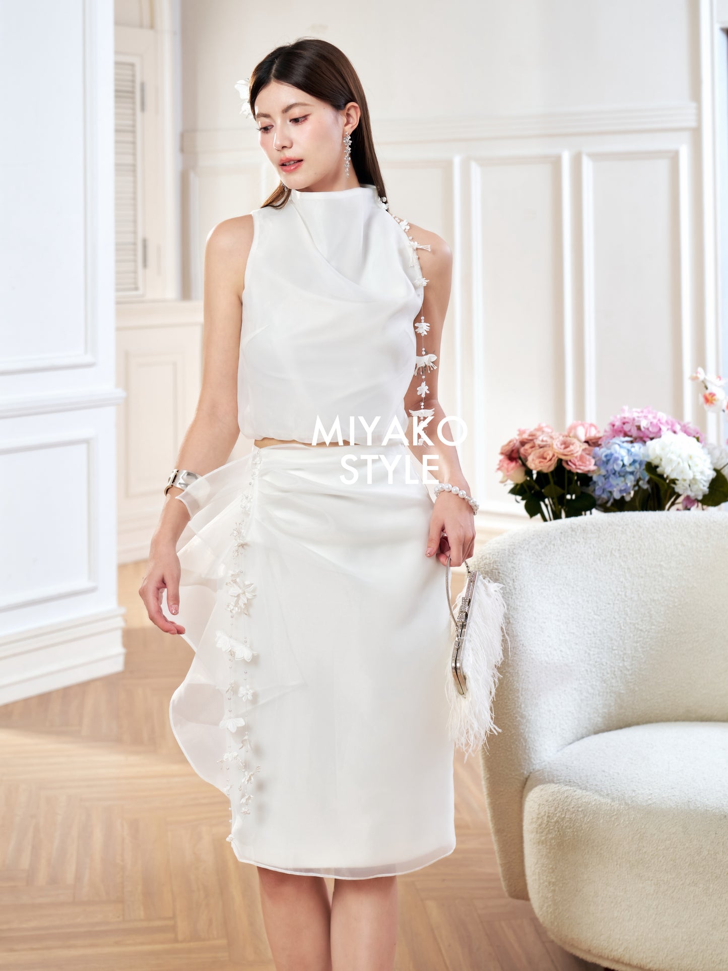 Petal Veil Skirt