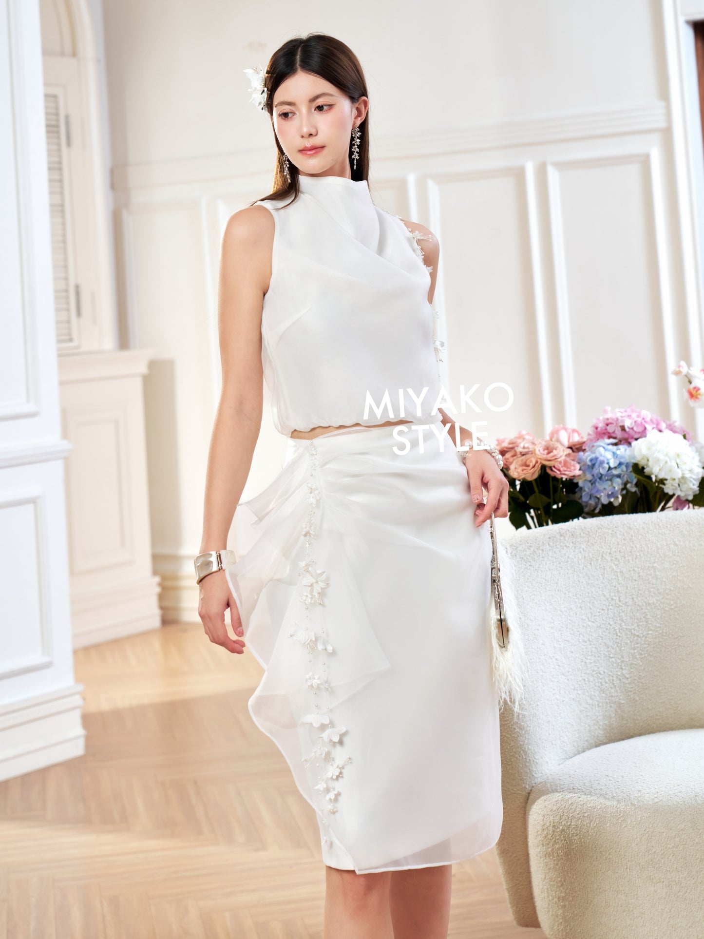 Petal Veil Skirt