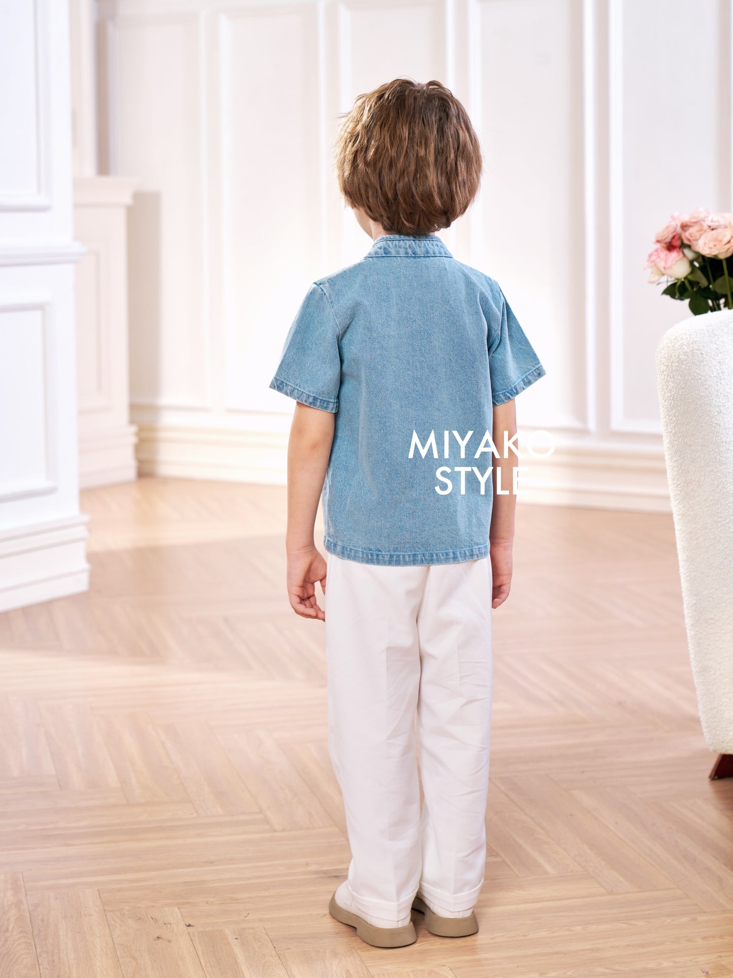 【时尚牛仔】Denim Boy Suit 小男孩唐装