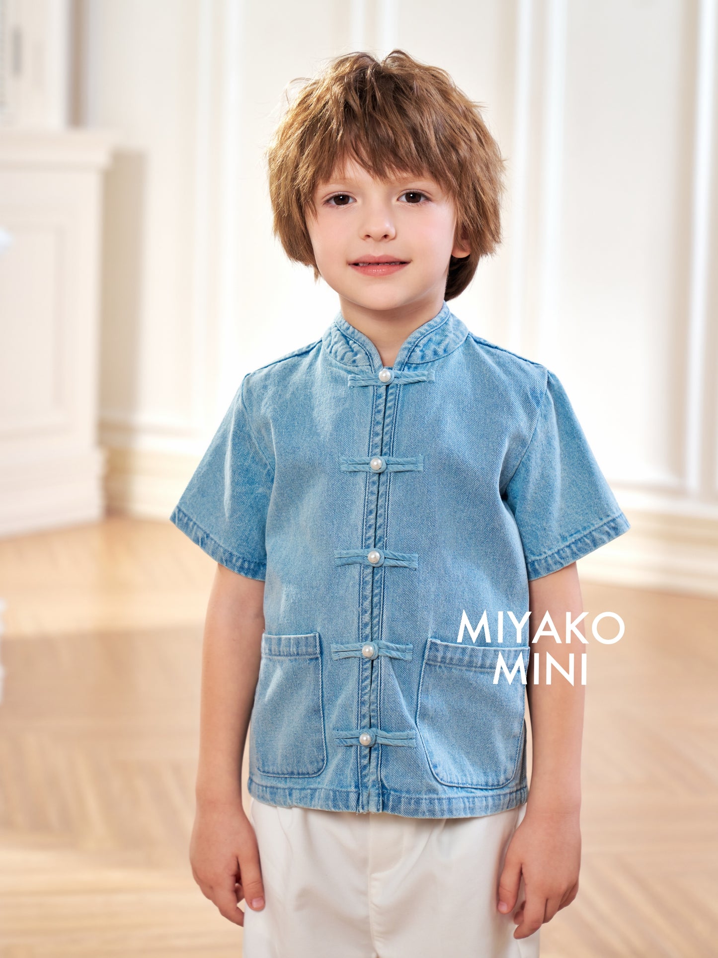 【时尚牛仔】Denim Boy Suit 小男孩唐装