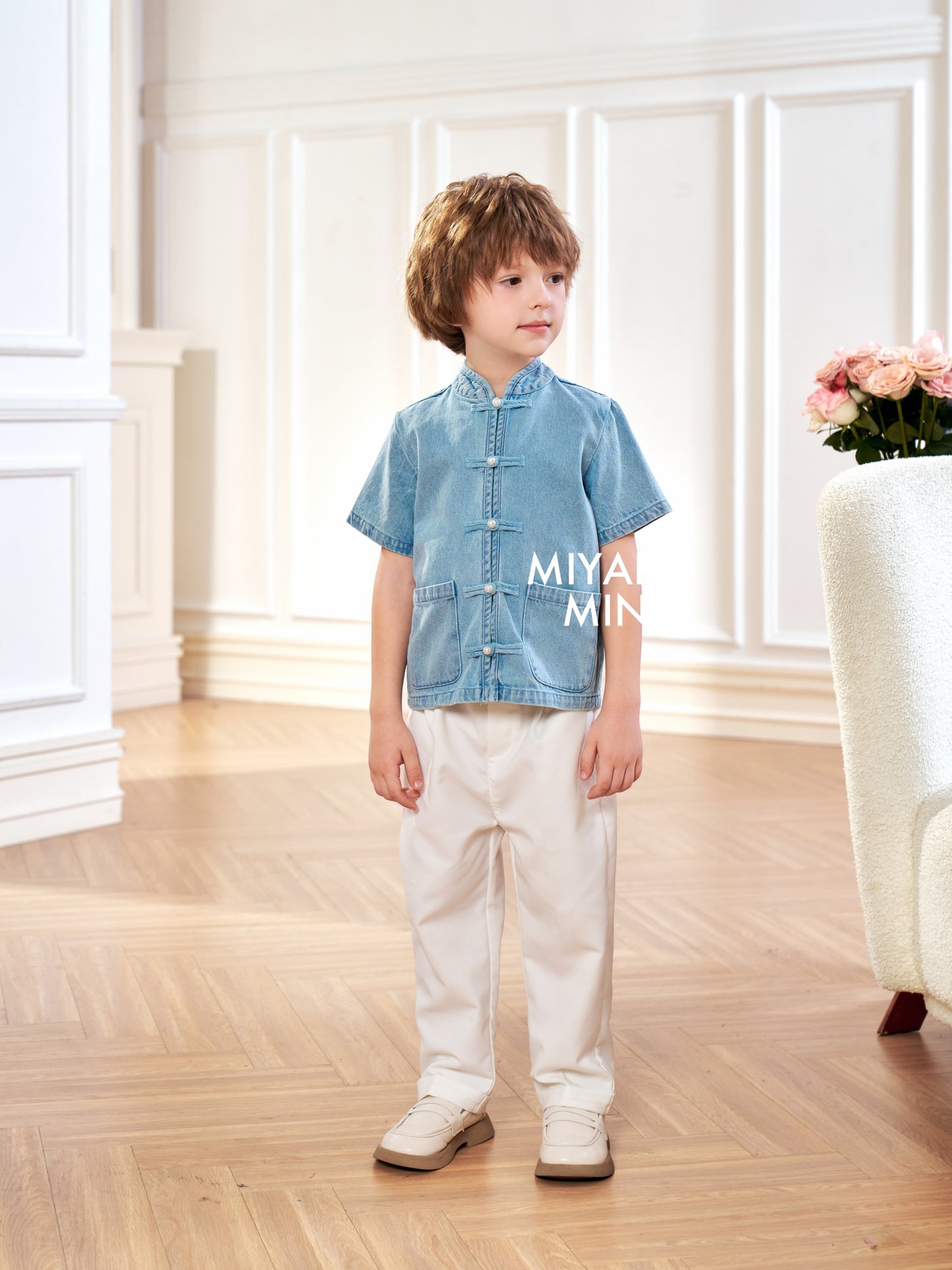【时尚牛仔】Denim Boy Suit 小男孩唐装