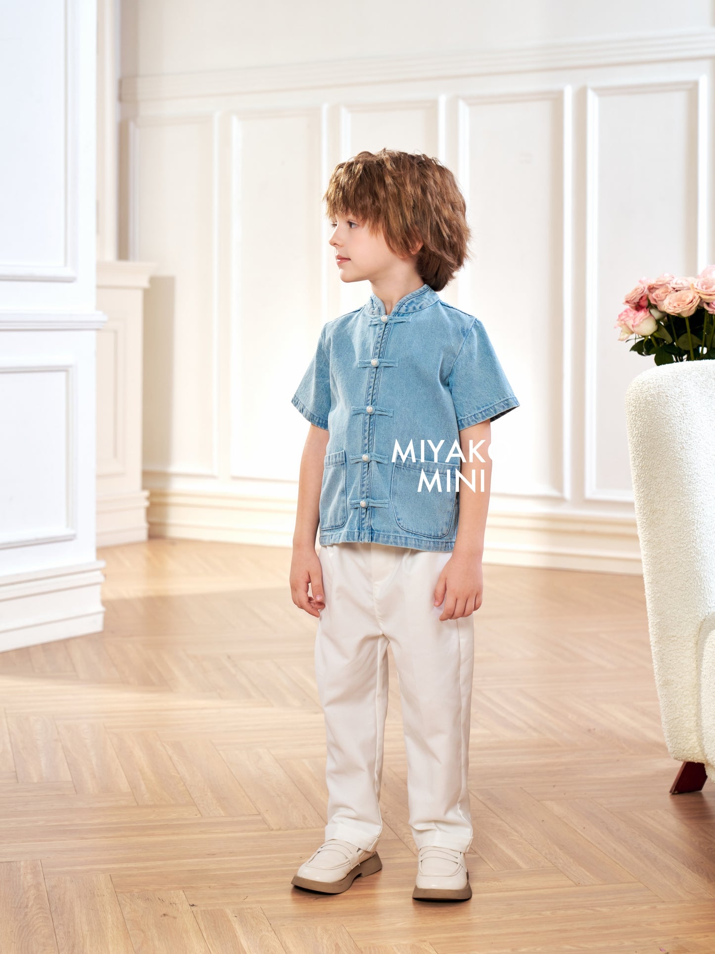 【时尚牛仔】Denim Boy Suit 小男孩唐装