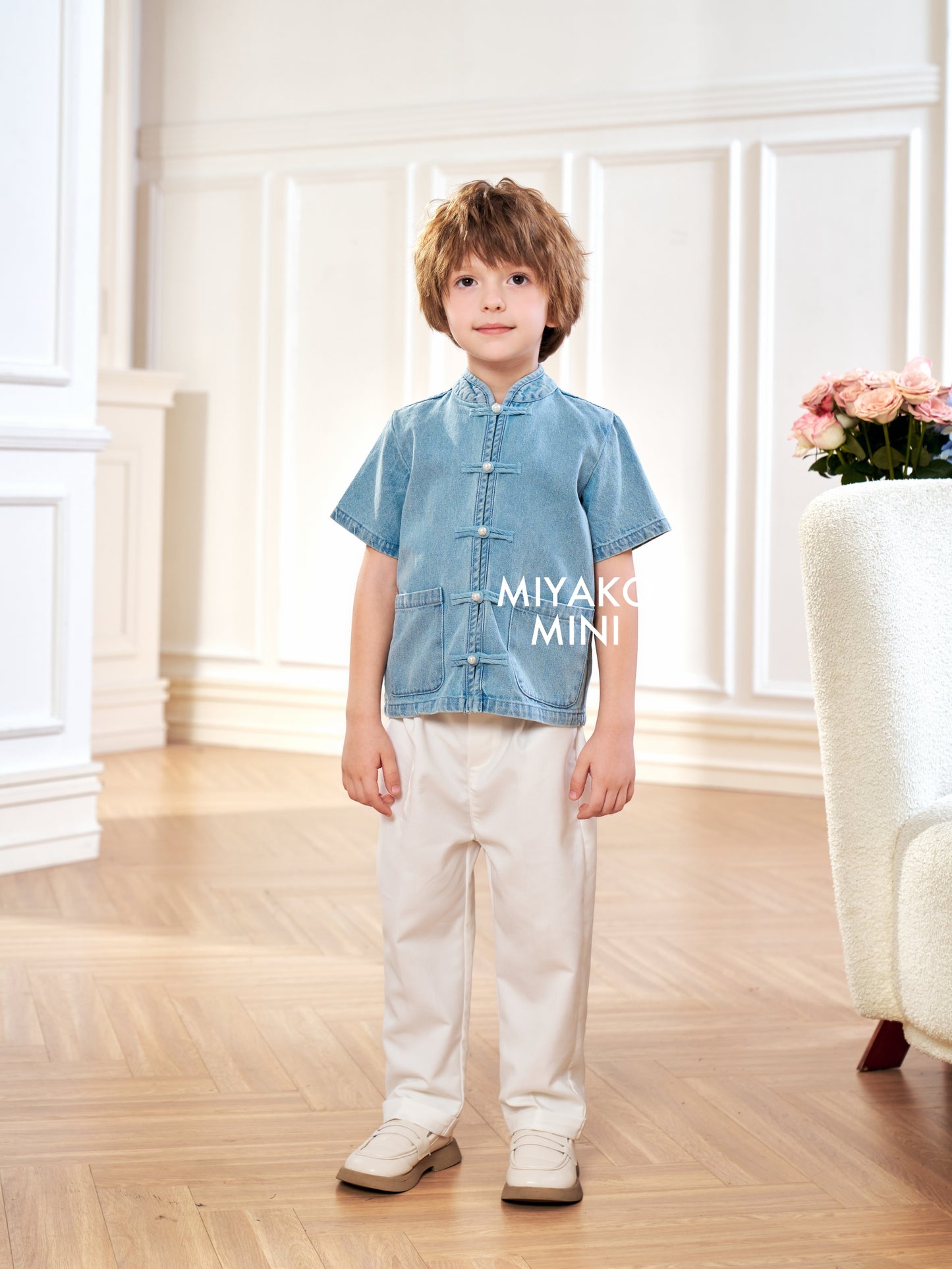 【时尚牛仔】Denim Boy Suit 小男孩唐装