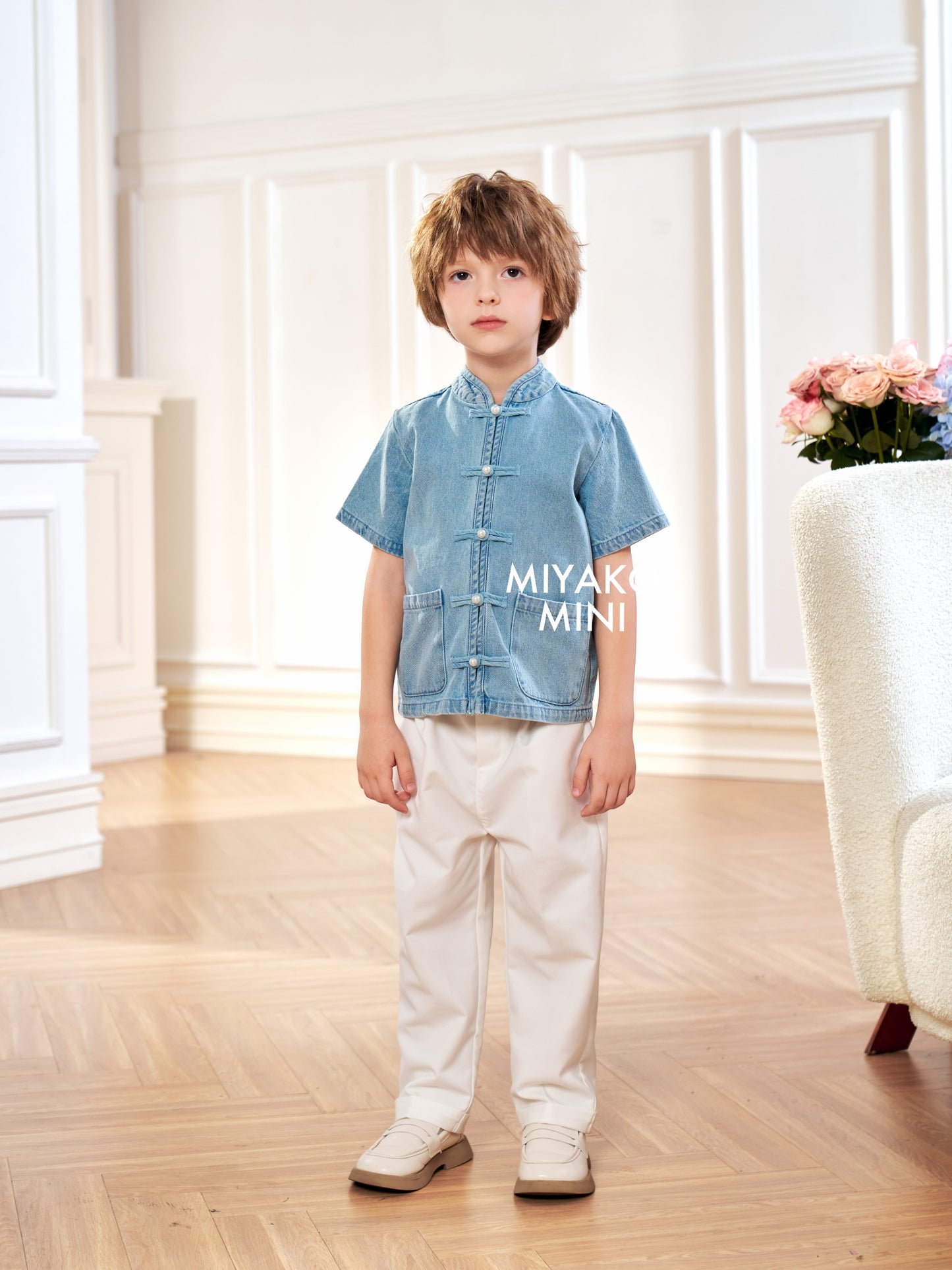 【时尚牛仔】Denim Boy Suit 小男孩唐装