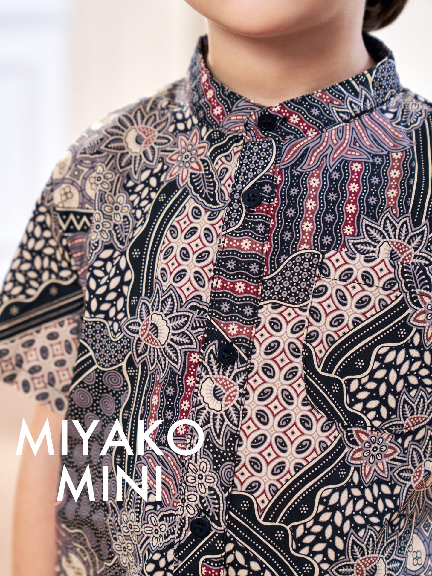 Batik Boy Suit in Cocoa